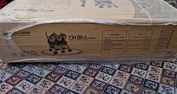 کالسکه دوقلویی اکبند|کالسکه و لوازم جانبی|تبریز, |دیوار