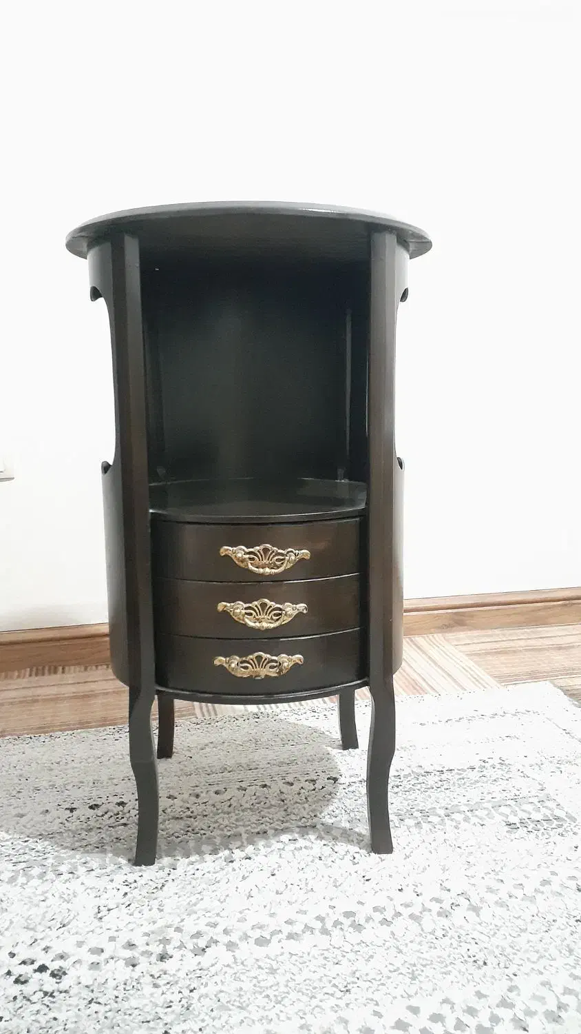 میز تلفن تمام چوب،قاب عکس،ساعت،آباژور و آیینه|میز تلفن|شیراز, کاراندیش|دیوار