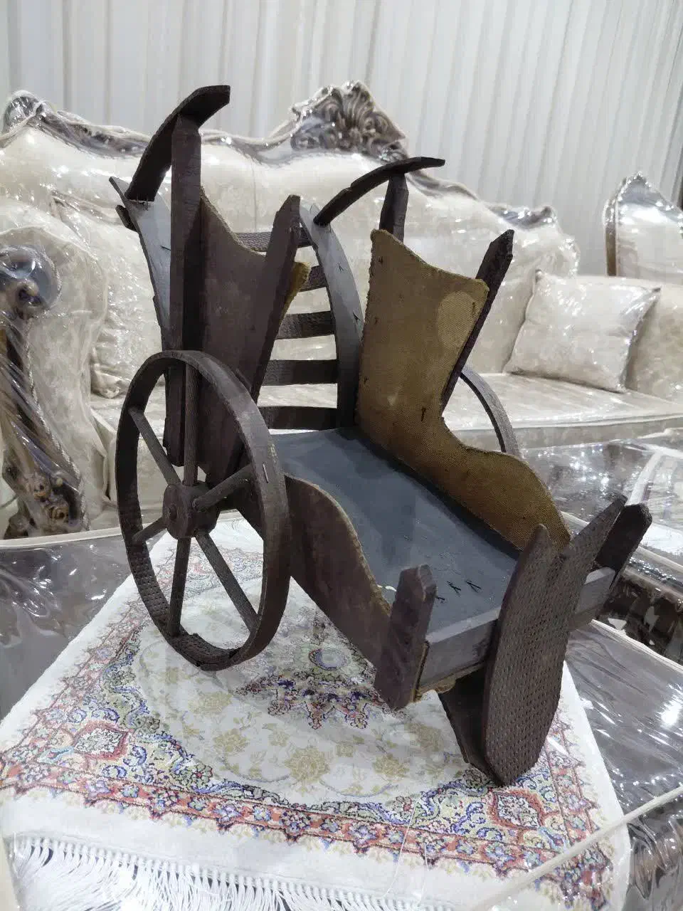 گاری چوبی|صنایع دستی و سایر لوازم تزئینی|قم, هفت تیر|دیوار