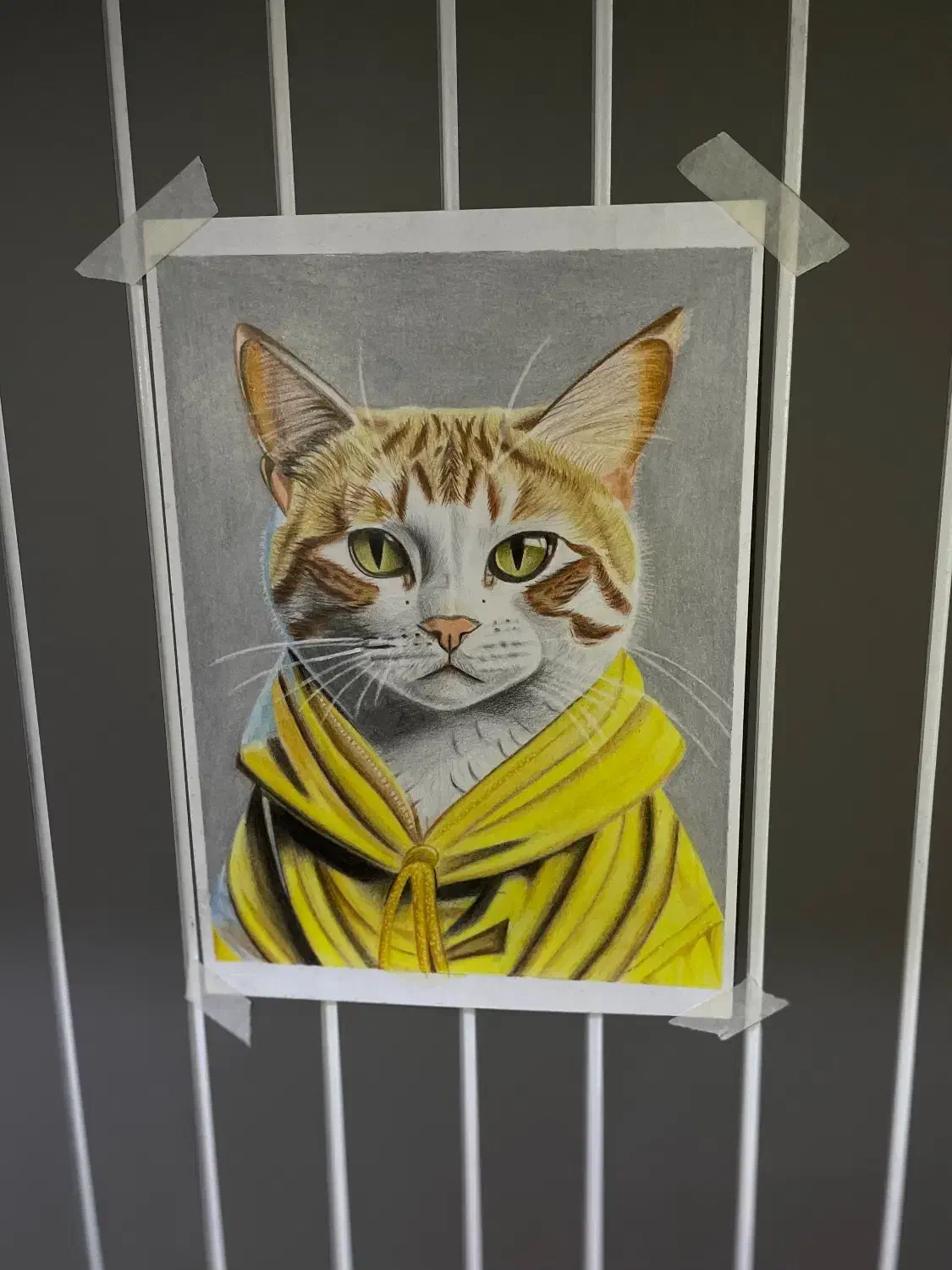 تابلو نقاشی|تابلو، نقاشی، عکس|قم, دروازه چوبی|دیوار