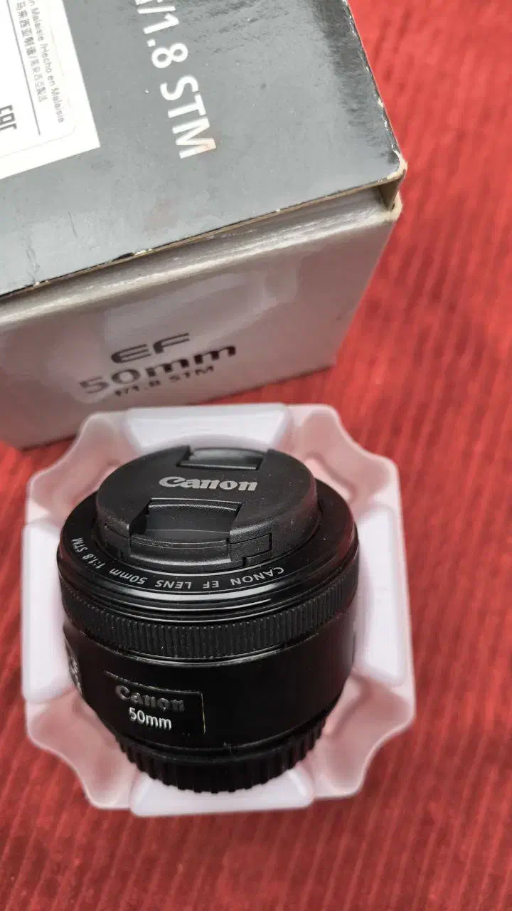 لنز کانن Canon EF 50mm f/1.8 STM نو|دوربین عکاسی و فیلم‌برداری|فومن, |دیوار