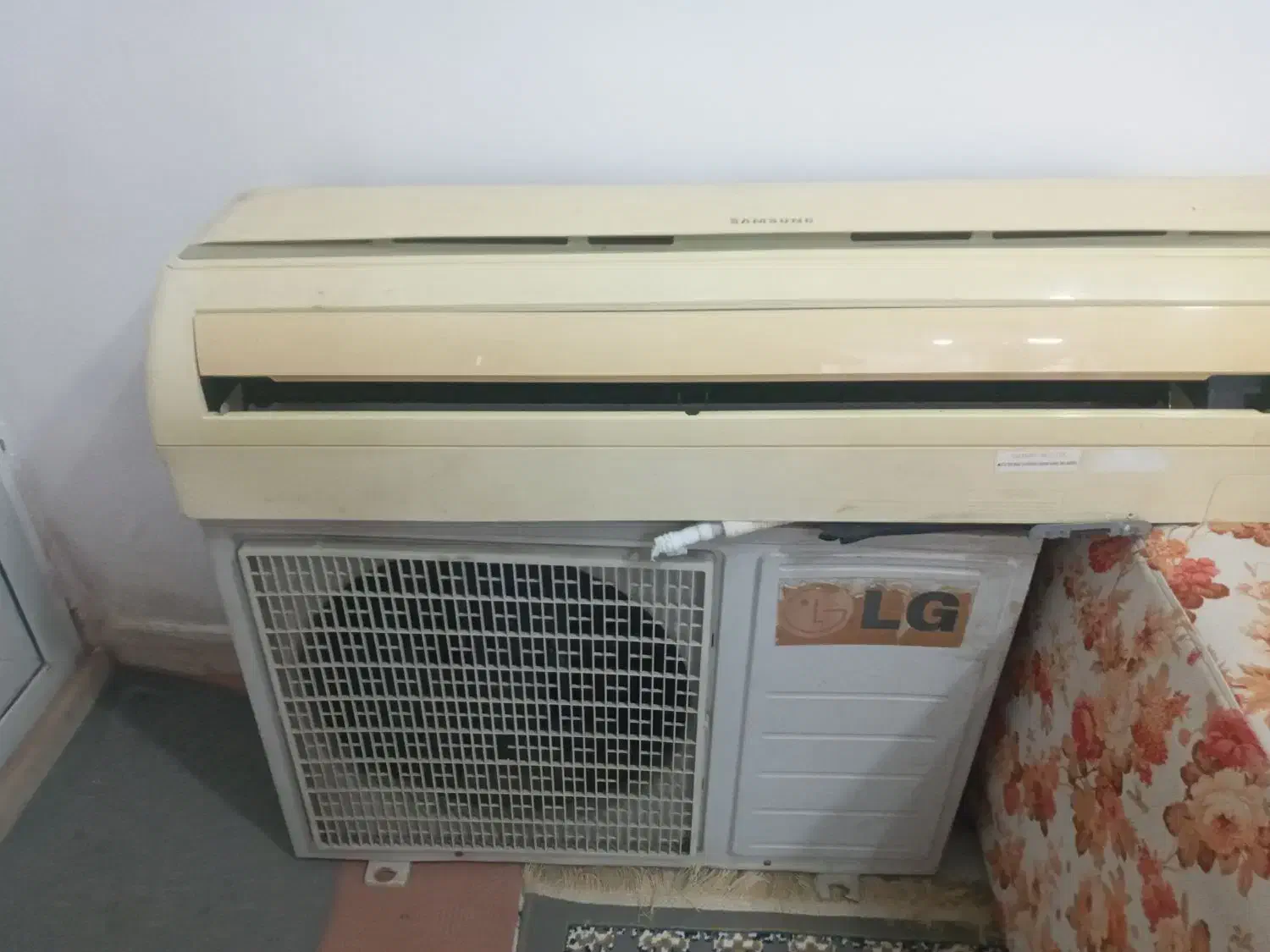 اسپیلت آل جی ۱۸۰۰۰هزار|کولر گازی و فن‌کوئل|رشت, سلیمانداراب|دیوار