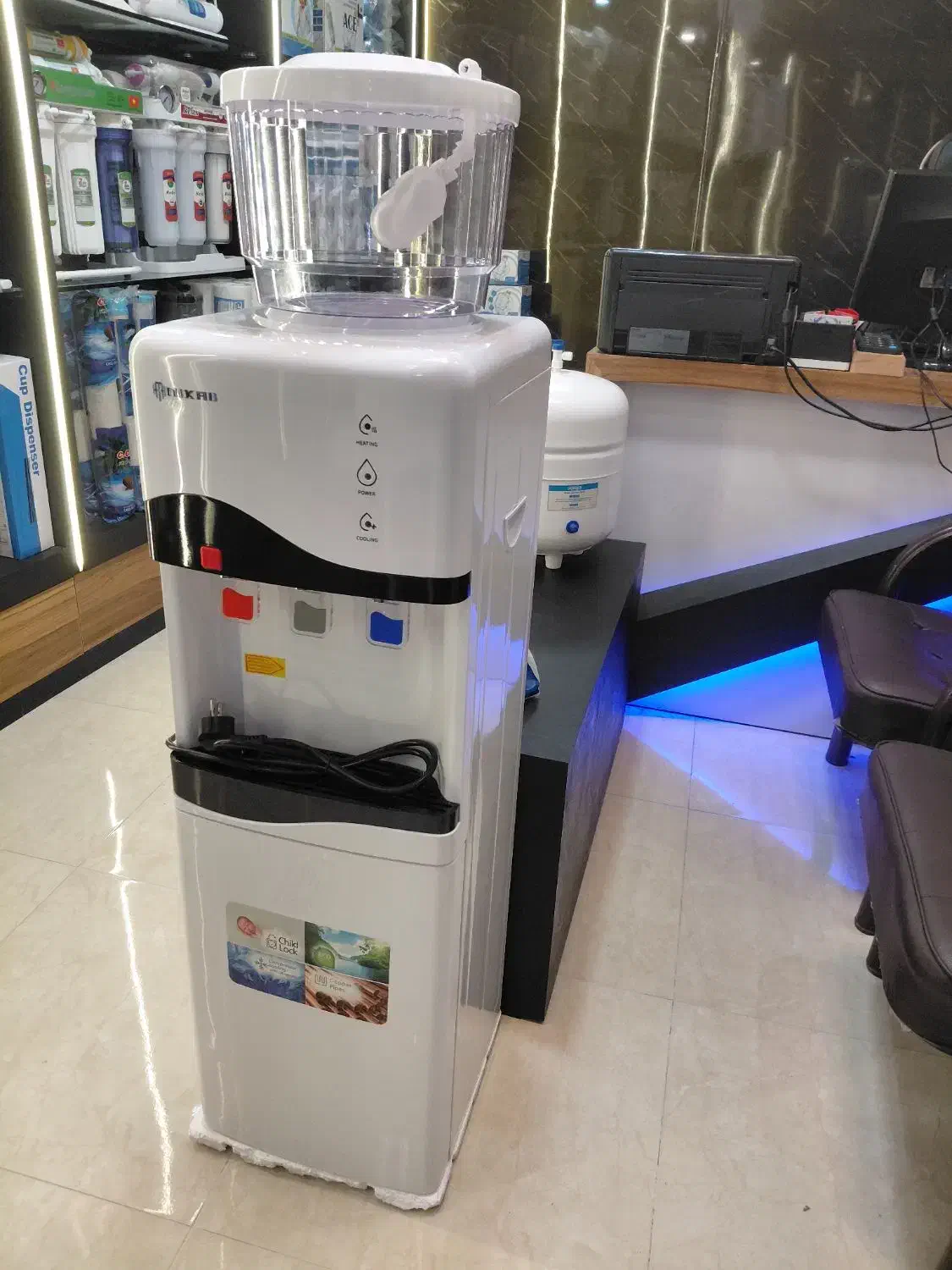 آبسرد کن سه شیر یخچالدار نیکایی باتخفیف ویژه|آب‌سردکن و تصفیه آب|اردبیل, |دیوار