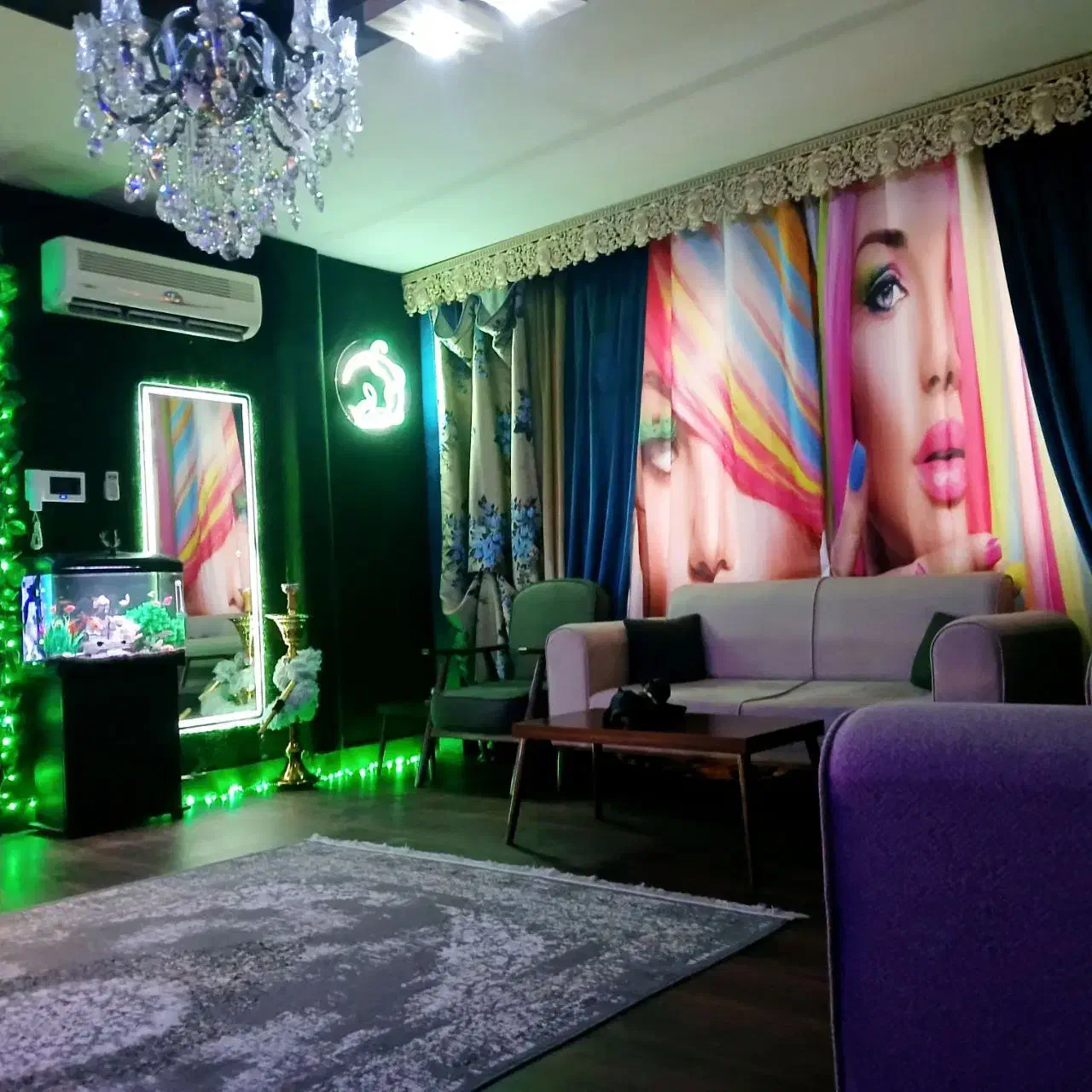 سوئیت شیک و تمیزvip پشت موجهای آبی اندیشه|اجارهٔ کوتاه‌مدت آپارتمان و سوئیت|مشهد, شهرک رازی (شهرک غرب)|دیوار