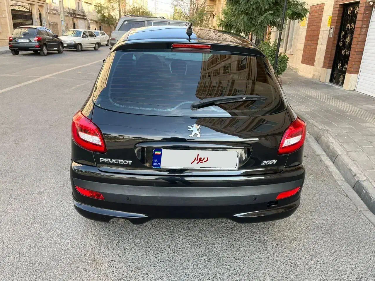 207 پاناروما دنده مشکی|خودرو سواری و وانت|تهران, خانی آباد نو شمالی|دیوار