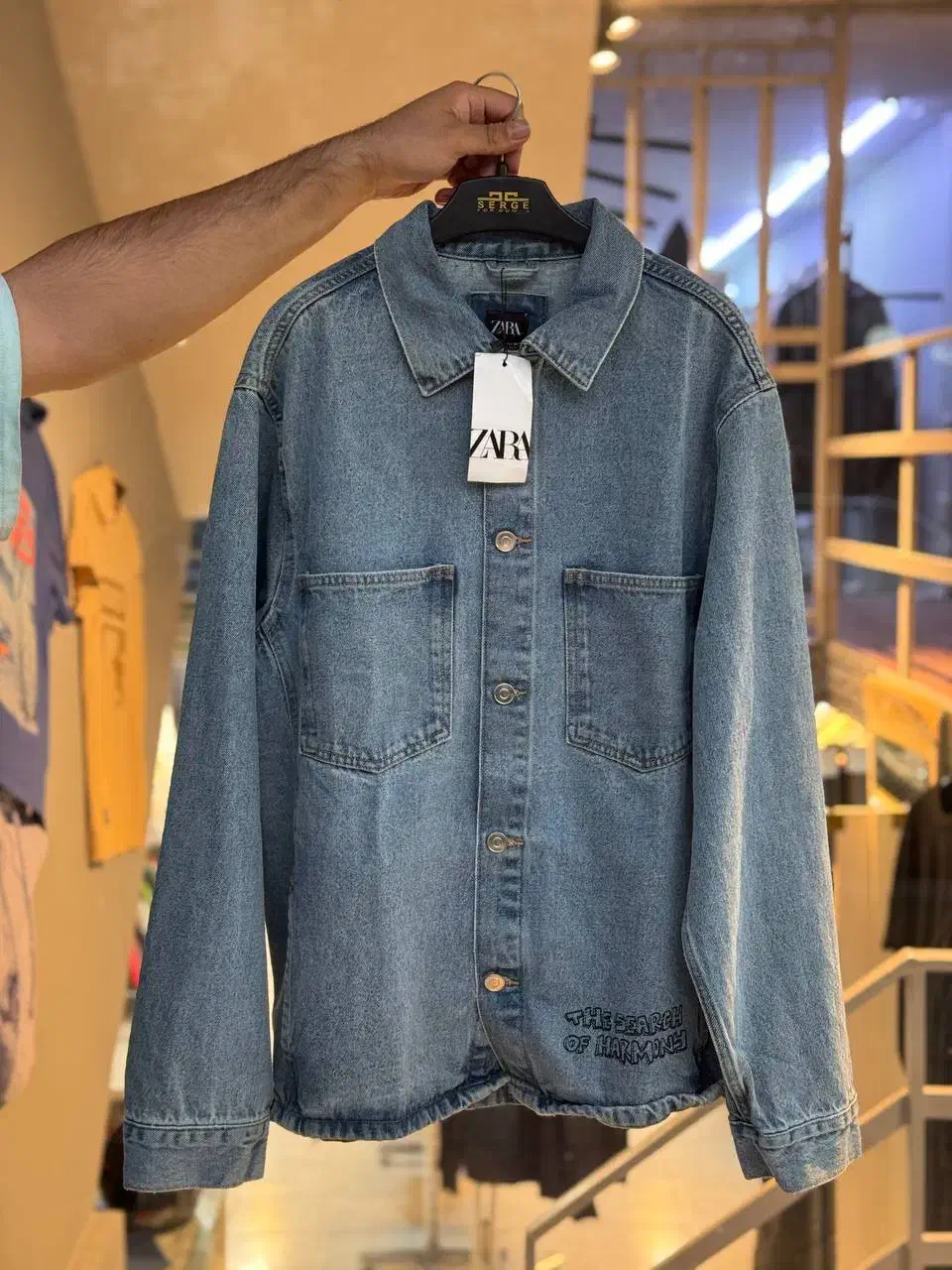 پیراهن جین ZARA اورجینال|لباس|تهران, والفجر|دیوار