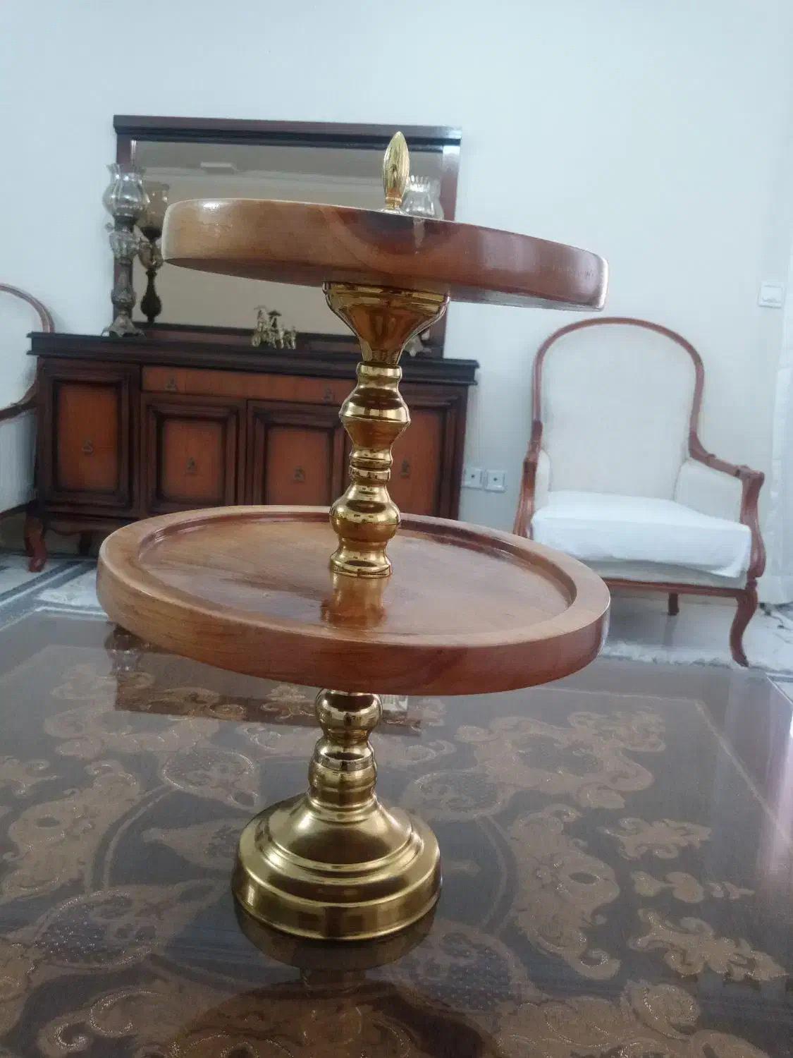 سرویس پذیرایی چوب شش تکه سالم|ظروف سرو و پذیرایی|پرند, فاز ۰|دیوار