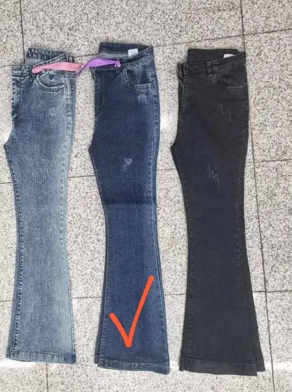 شلوار جین دمپا زنانه قیمت ۷۹۰ تومان|لباس|جهرم, |دیوار