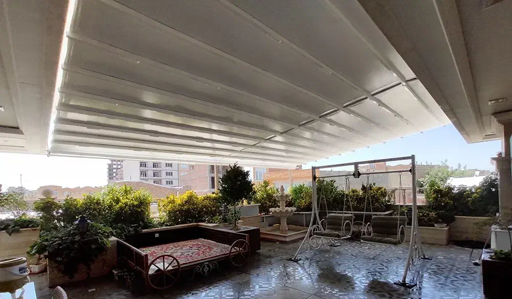 سایبان و سقف متحرک برقی(ریل آلومینیومی استاندارد)|خدمات پیشه و مهارت|مشهد, وکیلآباد|دیوار