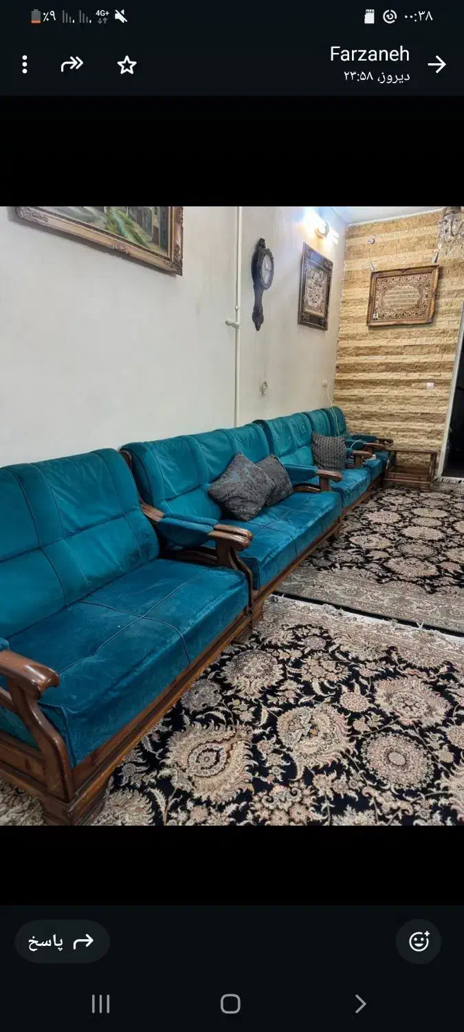 مبل ۹ نفره|مبلمان خانگی و میز عسلی|ری, منصوریه منگل|دیوار