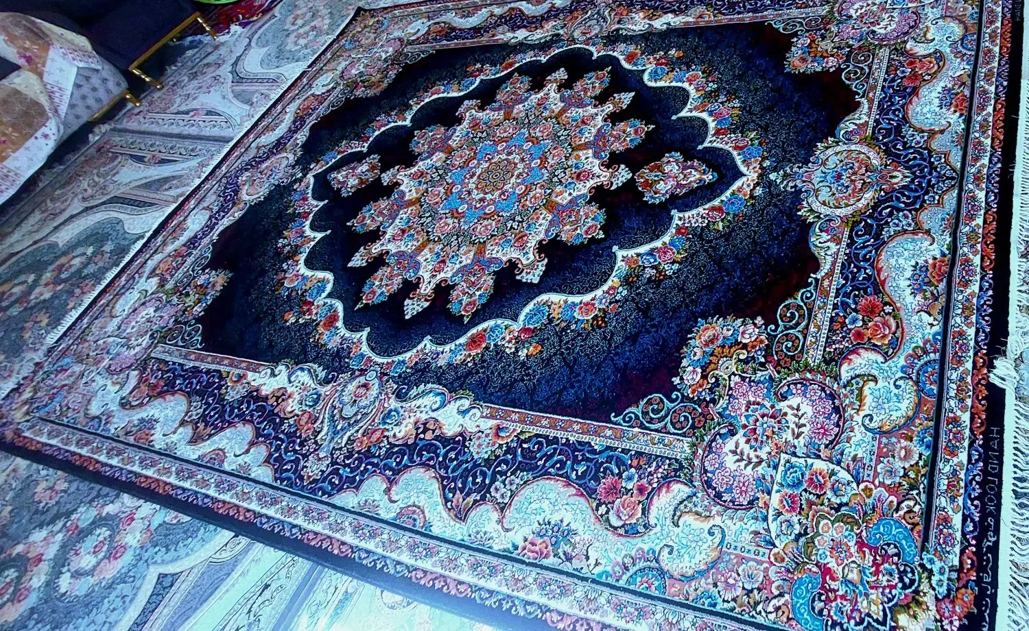 فرش ۱۲ متری نو|فرش|کازرون, |دیوار