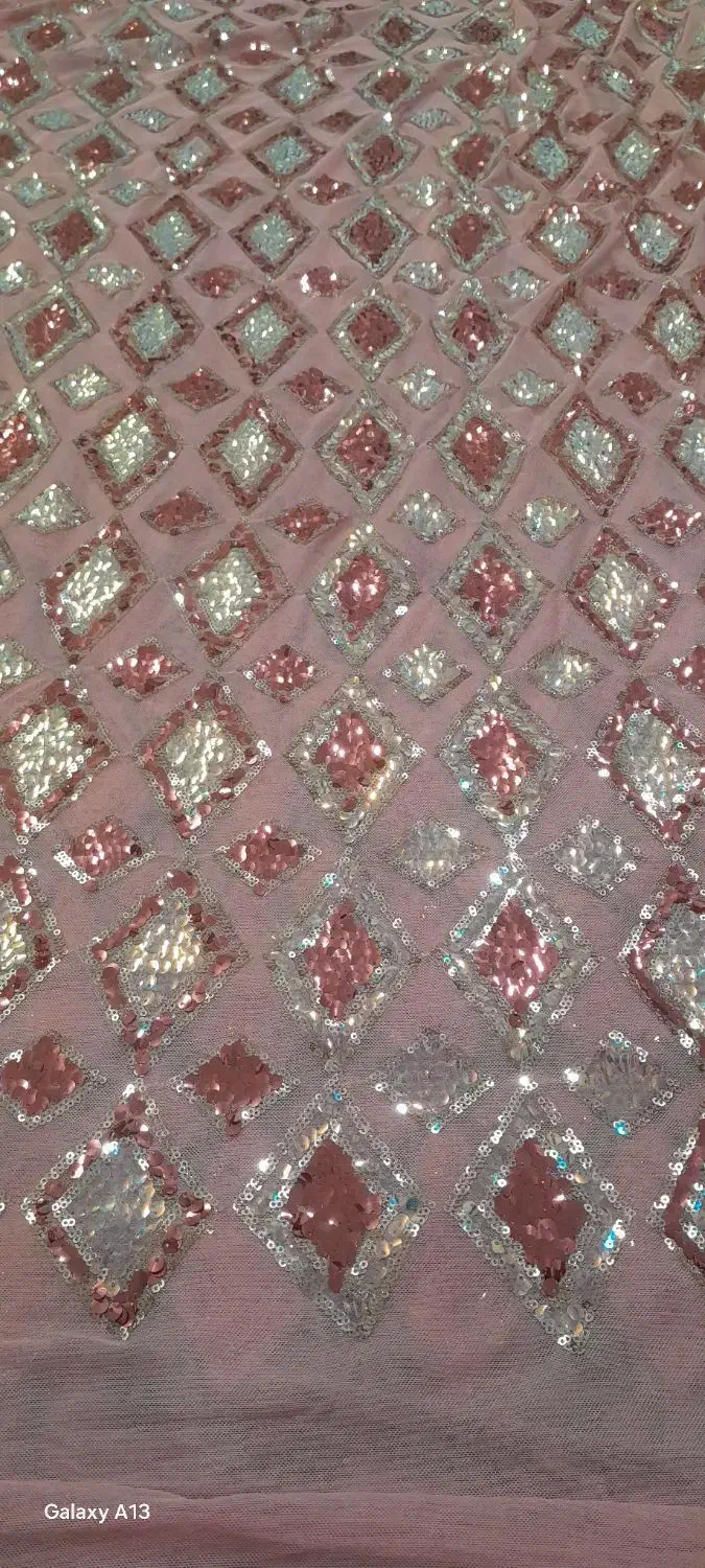 دو متر پارچه پولک دوزی مجلسی|لباس|بروجرد, |دیوار