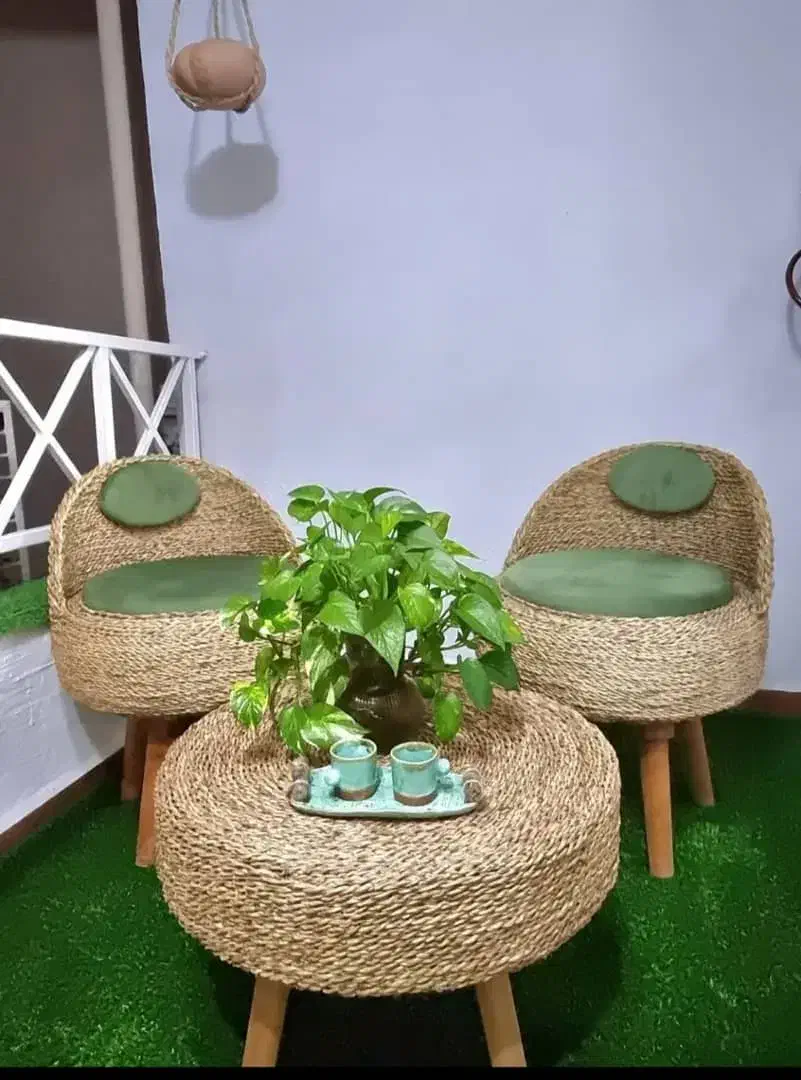 تولیدوپخش پاف حصیری صندلی حصیری با کیفیت بالا|میز و صندلی غذاخوری|چهاردانگه (تهران), |دیوار