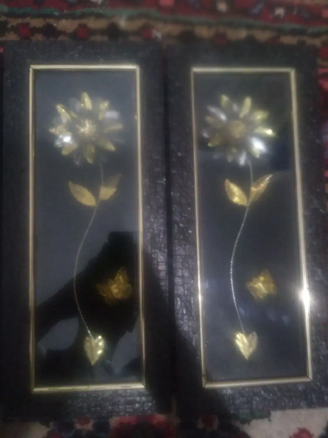 تابلو ۳ عدد گل|تابلو، نقاشی، عکس|تبریز, |دیوار