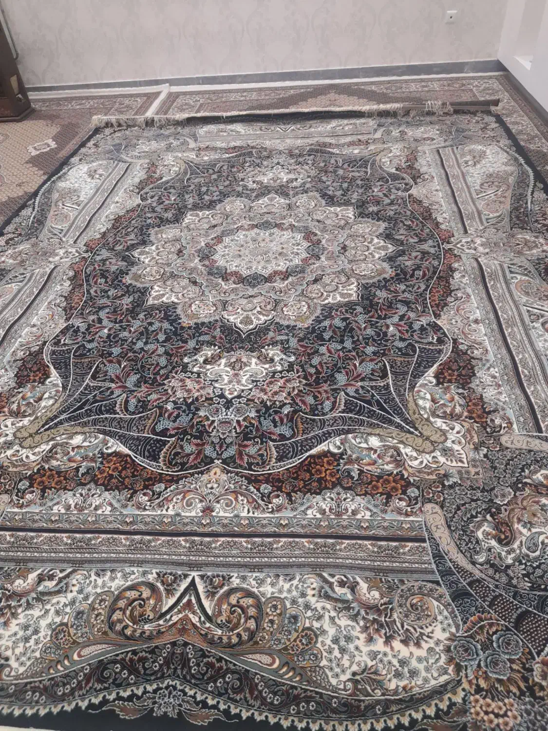 فرش12متری 700شانه نو|فرش|قشلاق دشت, |دیوار