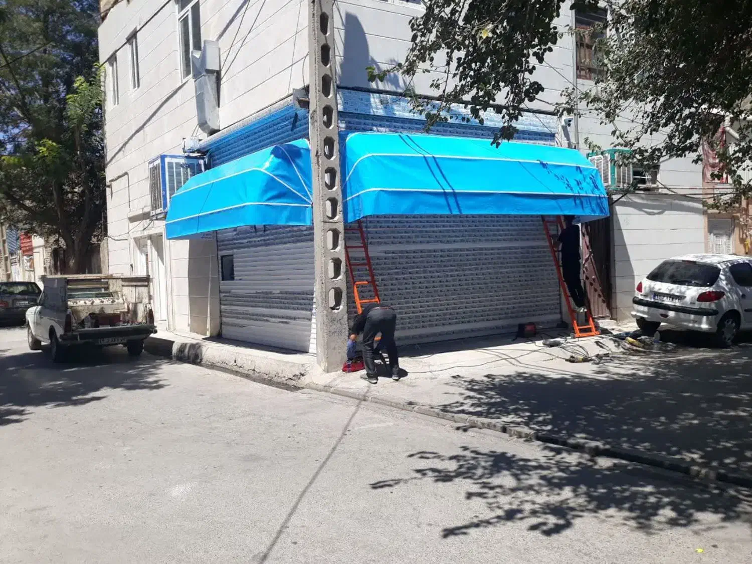 سازنده سایبان کالسکه ای|فروشگاه و مغازه|مشهد, سیلو|دیوار