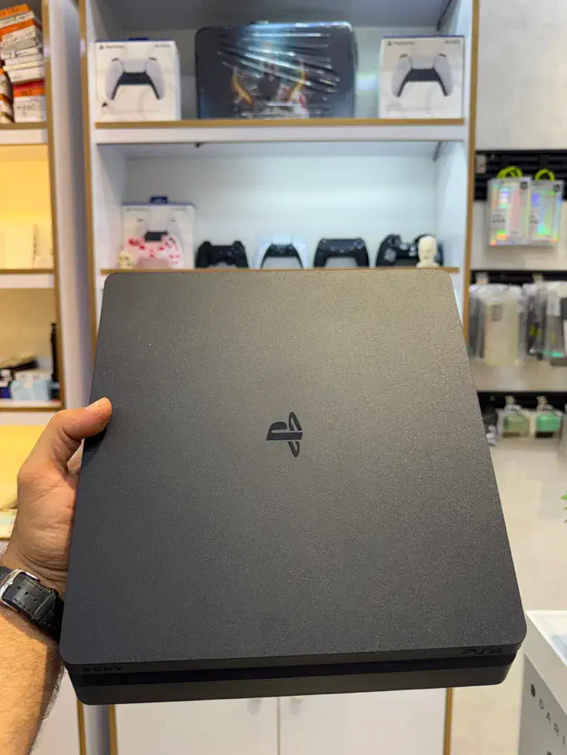 Ps4 slim پلی استیشن ۴ اسلیم دو دسته|کنسول، بازی ویدئویی و آنلاین|تهران, شهرک محلاتی|دیوار
