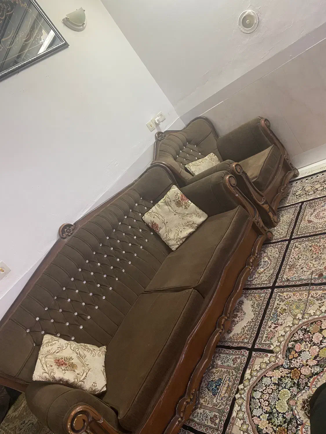 مبل هفت نفره|مبلمان خانگی و میز عسلی|تربت جام, جامی|دیوار