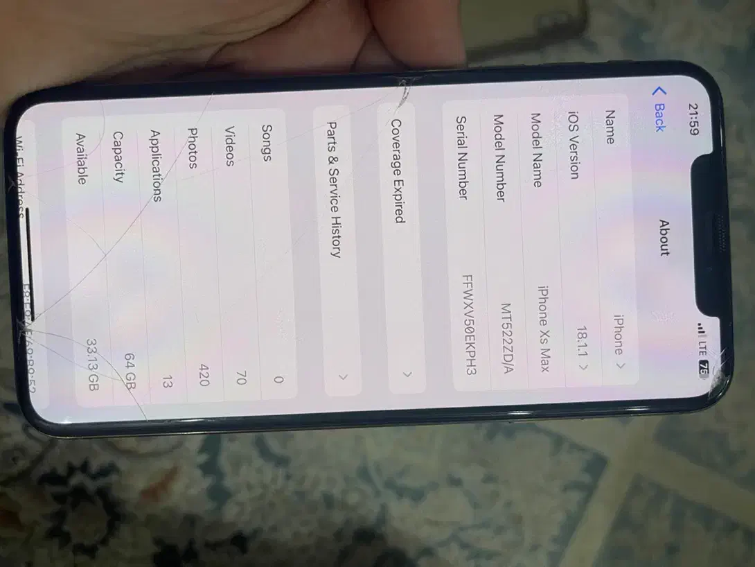iphon xs max|موبایل|کرج, فاز ۲ مهرشهر|دیوار