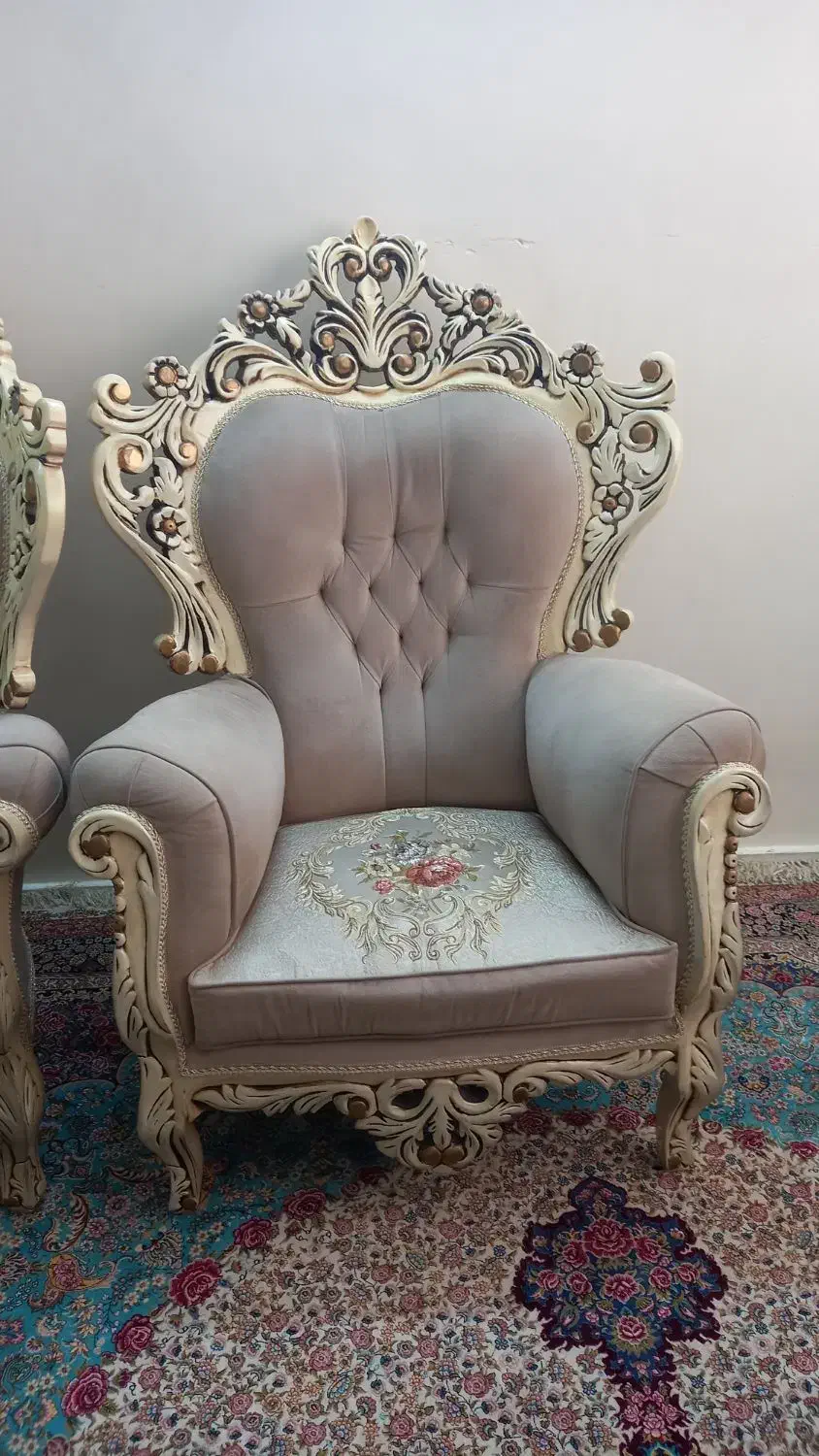 مبل سلطنتی|مبلمان خانگی و میز عسلی|مشهد, زمرد|دیوار