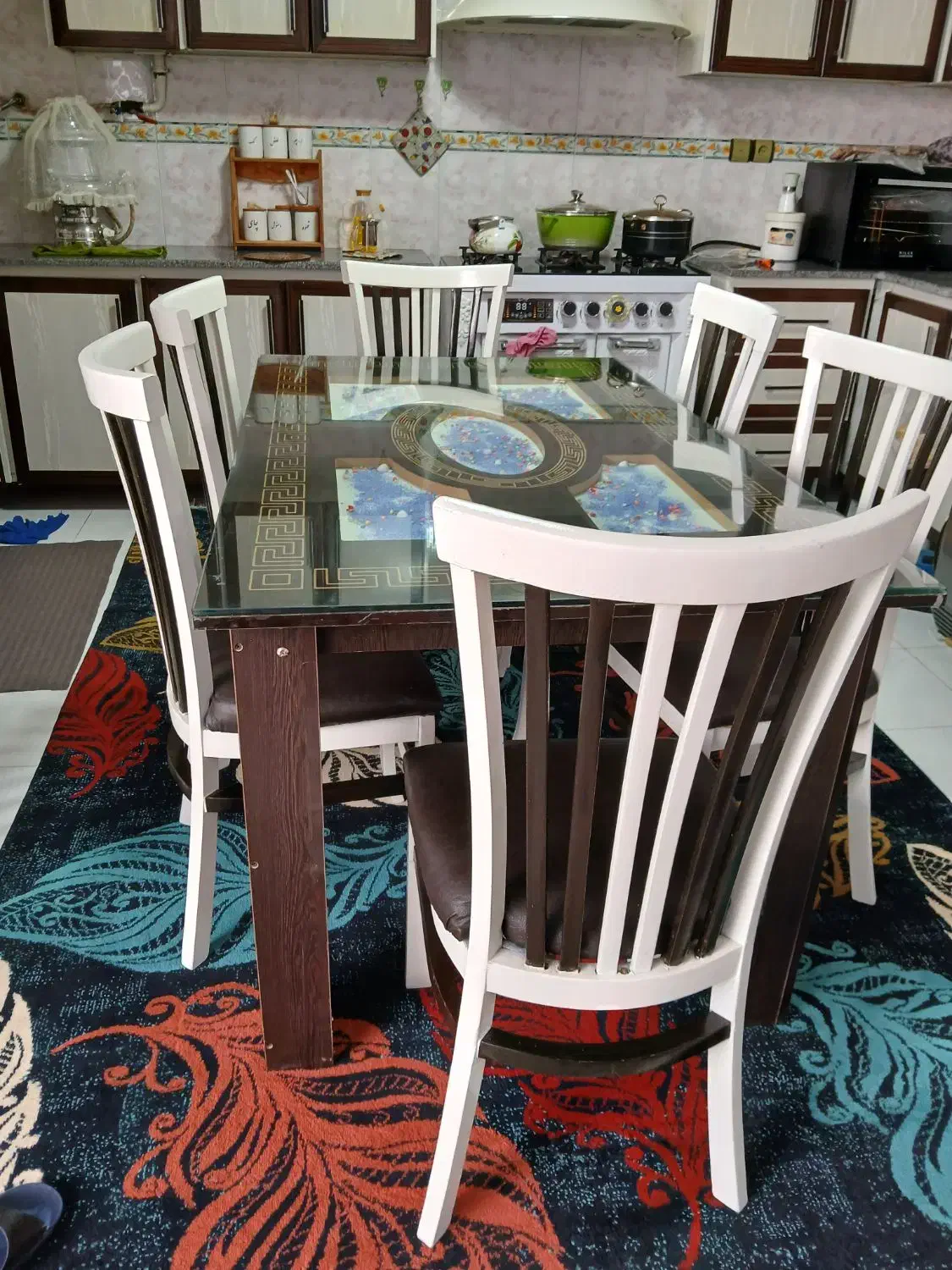 میز نهارخوری|میز و صندلی غذاخوری|نورآباد, |دیوار