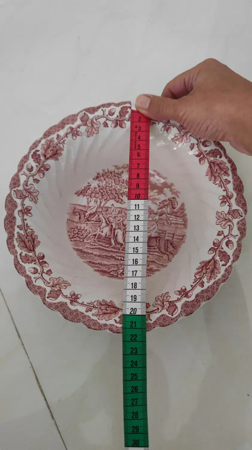 کاسه سرامیکی قدیمی انگلیسی|کلکسیون اشیاء عتیقه|قزوین, |دیوار