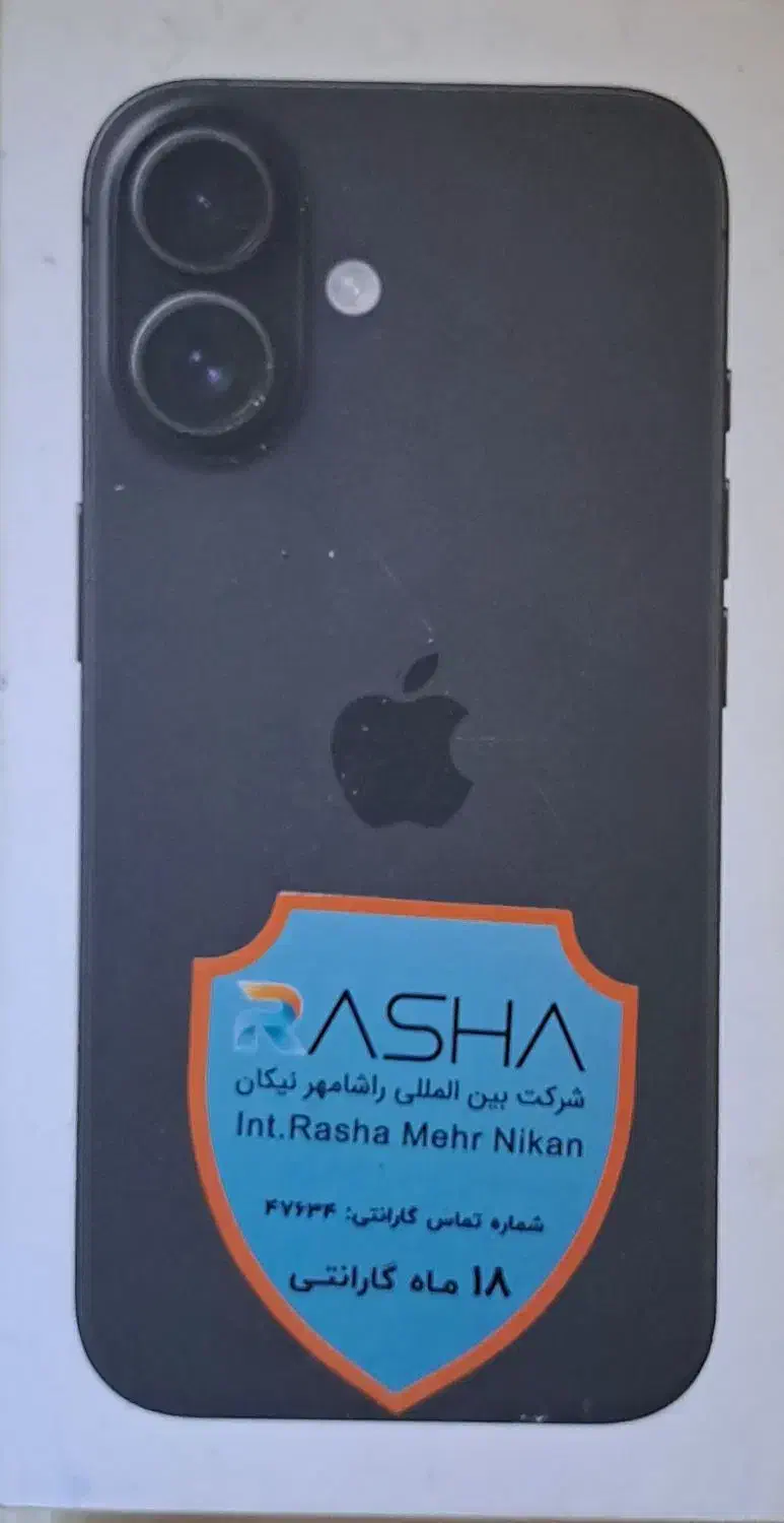 فروش آیفون ۱۶ معمولی مشکی|موبایل|مینودشت, |دیوار