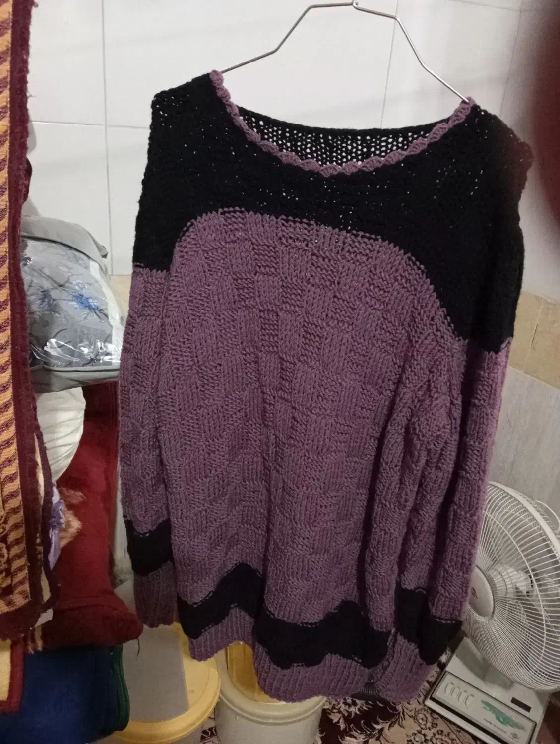 بلوز زنانه فری سایز کاموا دست بافت|لباس|قم, علی آباد سعدگان|دیوار