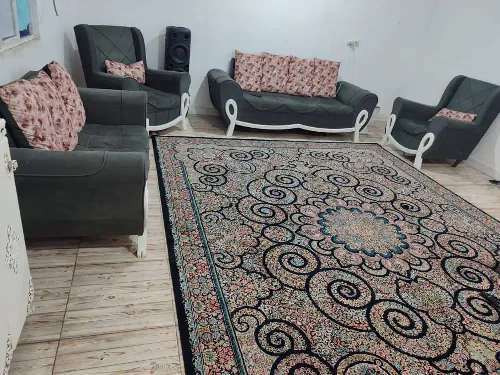 مبلمان سالم ۷ نفره خاکستری|مبلمان خانگی و میز عسلی|اهواز, کوی بشارت|دیوار