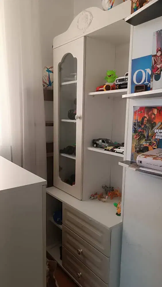 تخت و کمد کودک سه تیکه جادار|تخت و سرویس خواب|شهریار, شهرک وائین|دیوار