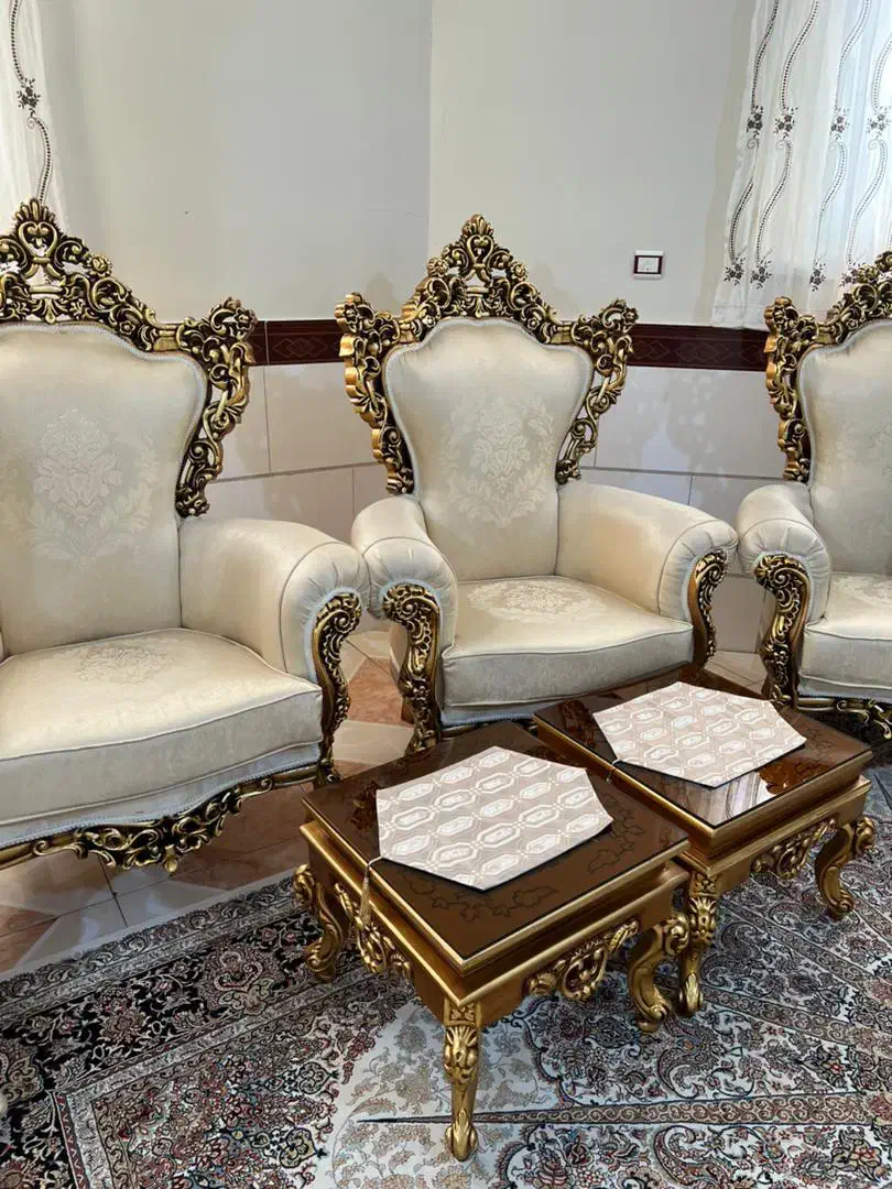 مبل سلطنتی|مبلمان خانگی و میز عسلی|نسیم‌شهر, |دیوار