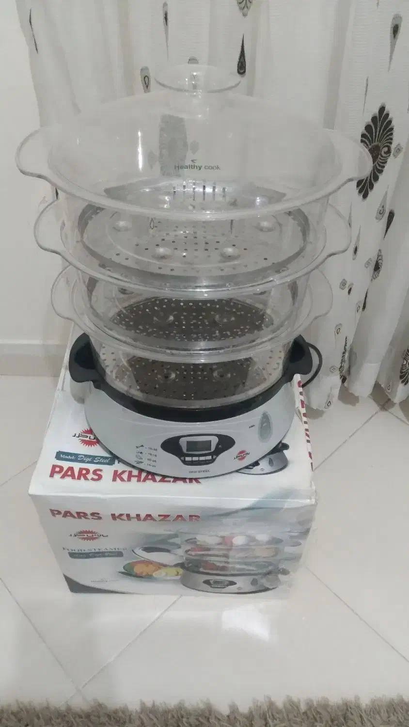 بخار پز پارس خزر|سایر لوازم برقی|مشکیندشت, |دیوار