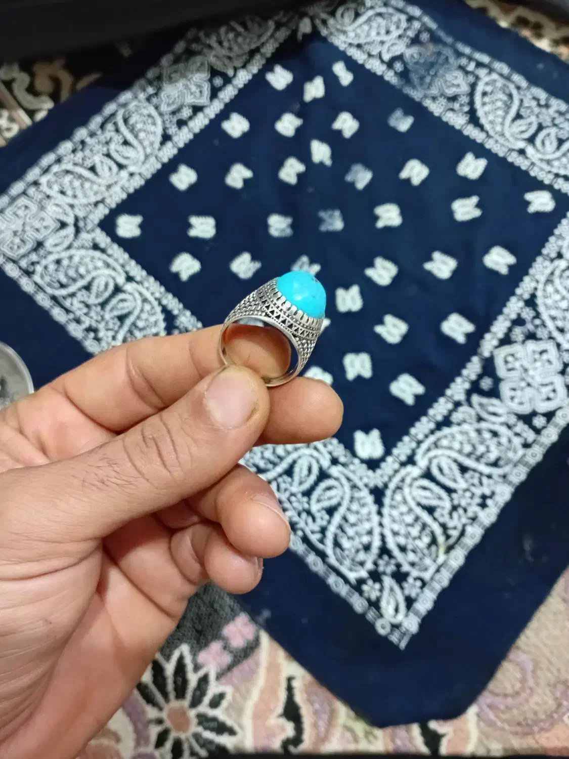 انگشتر فیروز کرمان|جواهرات|خرم‌آباد, |دیوار