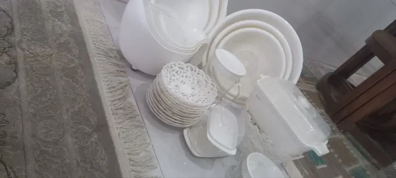 آبکش و لگن|ظروف نگهدارنده، پلاستیکی، یک‌بارمصرف|قم, شهرک مهدیه (مدرس)|دیوار