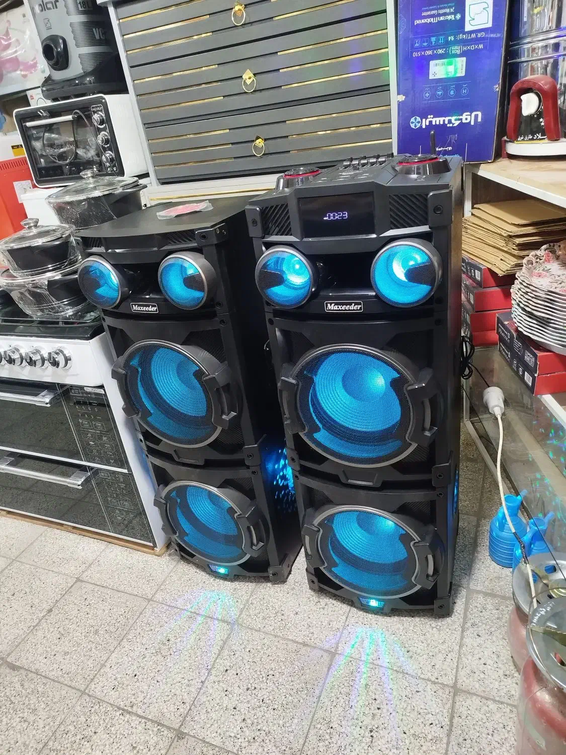 اسپیکر جفتی مکسیدر پرقدرت با گارانتی شرکتی|سیستم صوتی خانگی|شاهرود, |دیوار