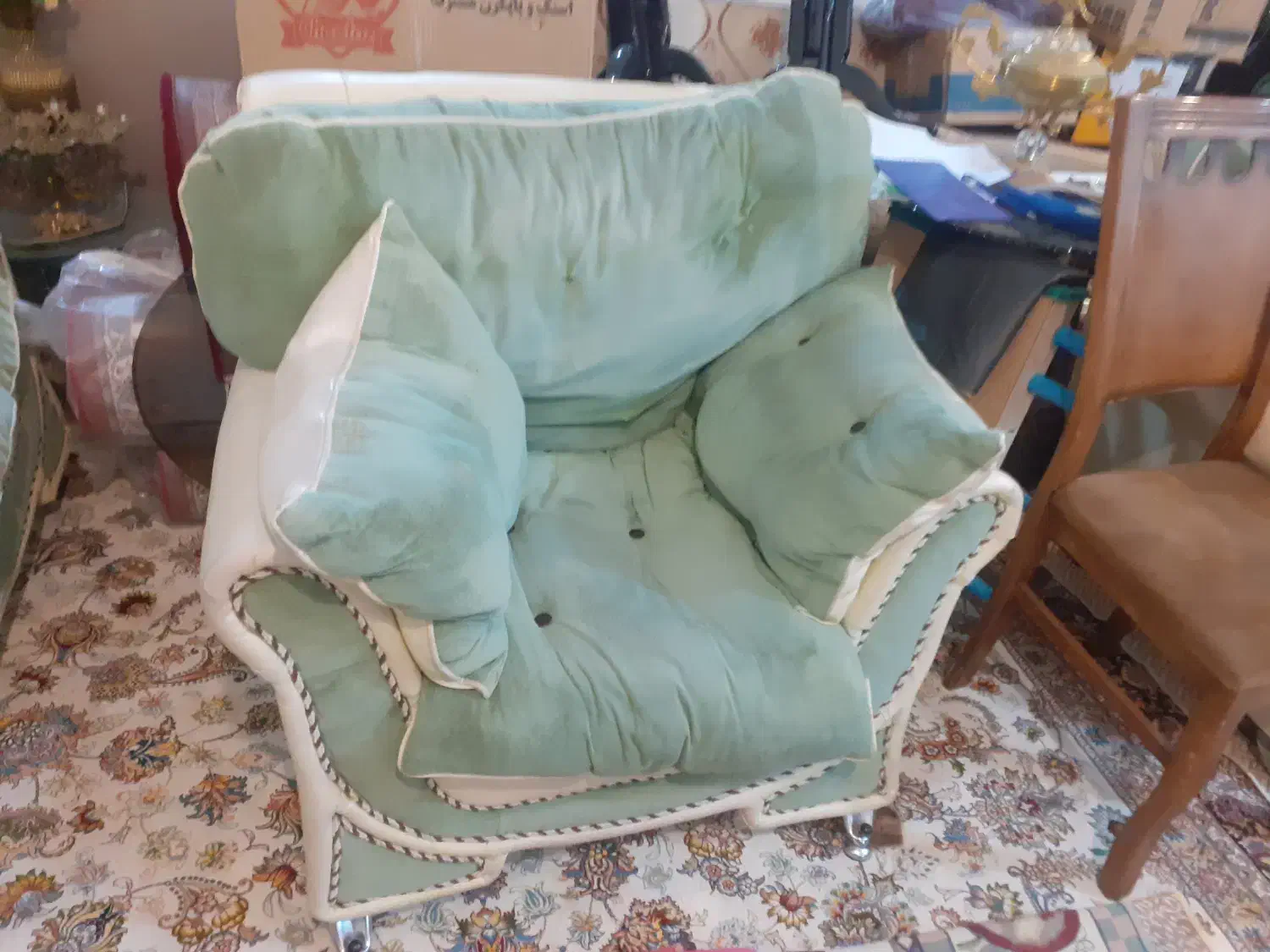 میز غذا خوری و مبل هفت نفره|مبلمان خانگی و میز عسلی|فامنین, |دیوار