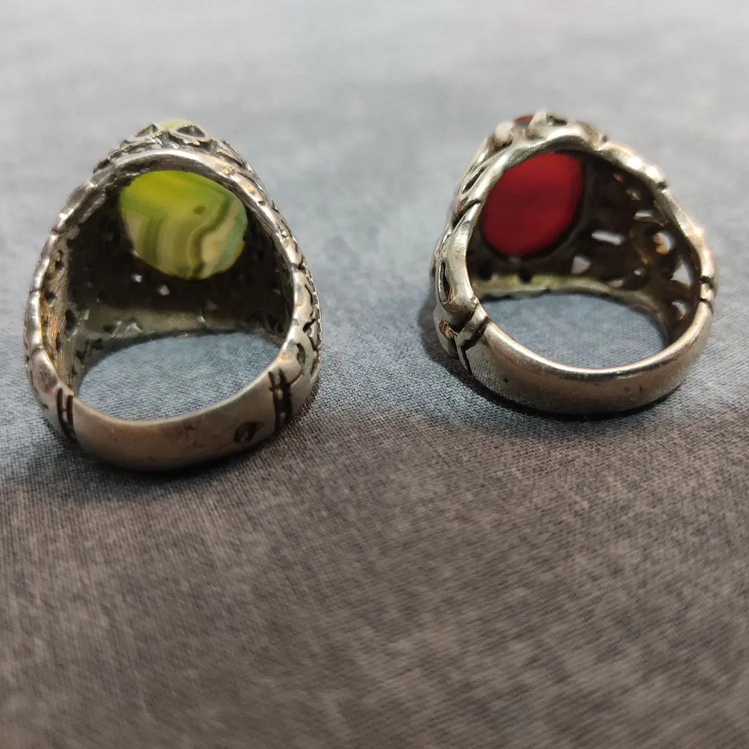 دو عدد انگشتر مردانه|جواهرات|ساری, |دیوار