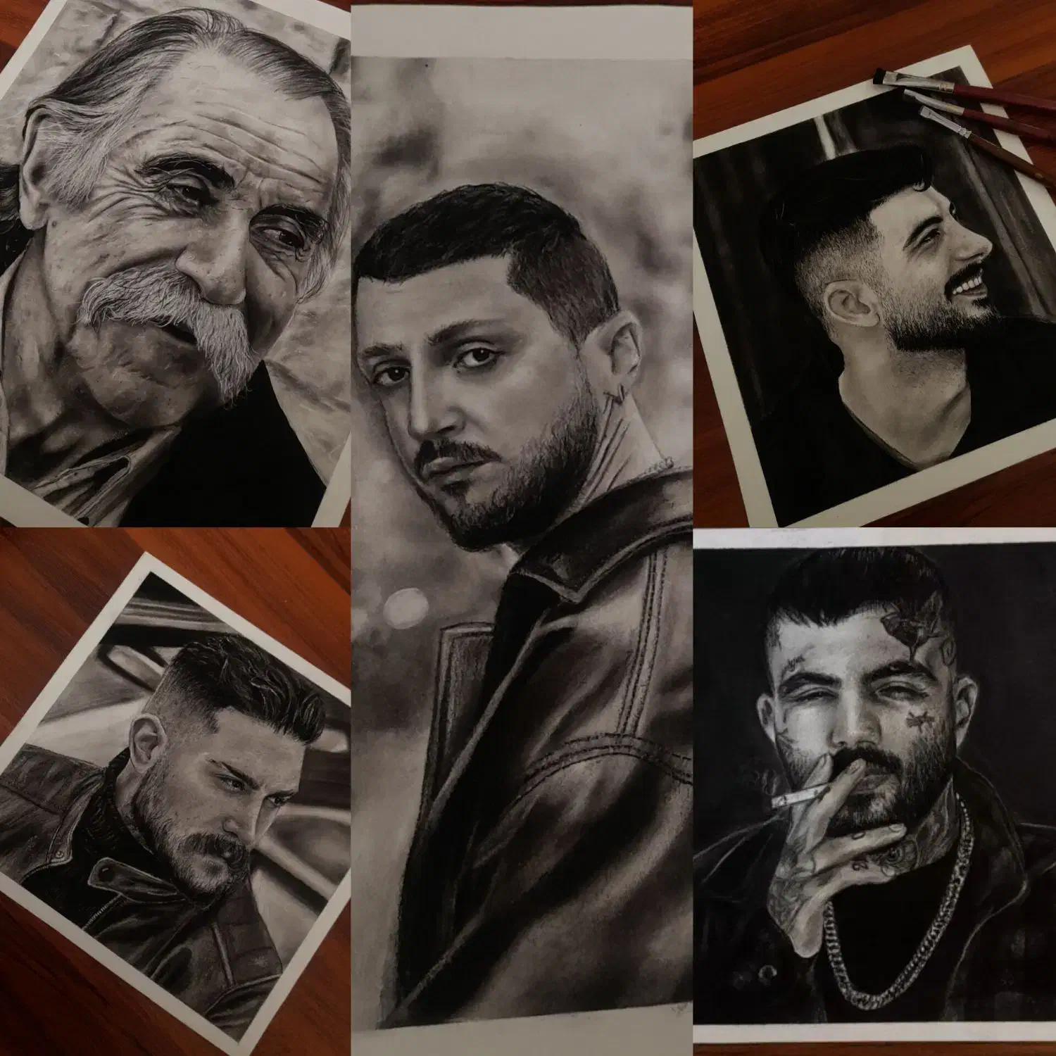 سفارش تکنیک سیاهقلم|تابلو، نقاشی، عکس|صحنه, |دیوار