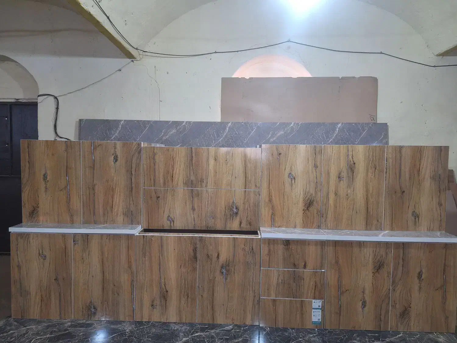 کابینت آماده تمام ام دی اف براق پاک چوب|مصالح و تجهیزات ساختمان|قرچک, پویینک|دیوار