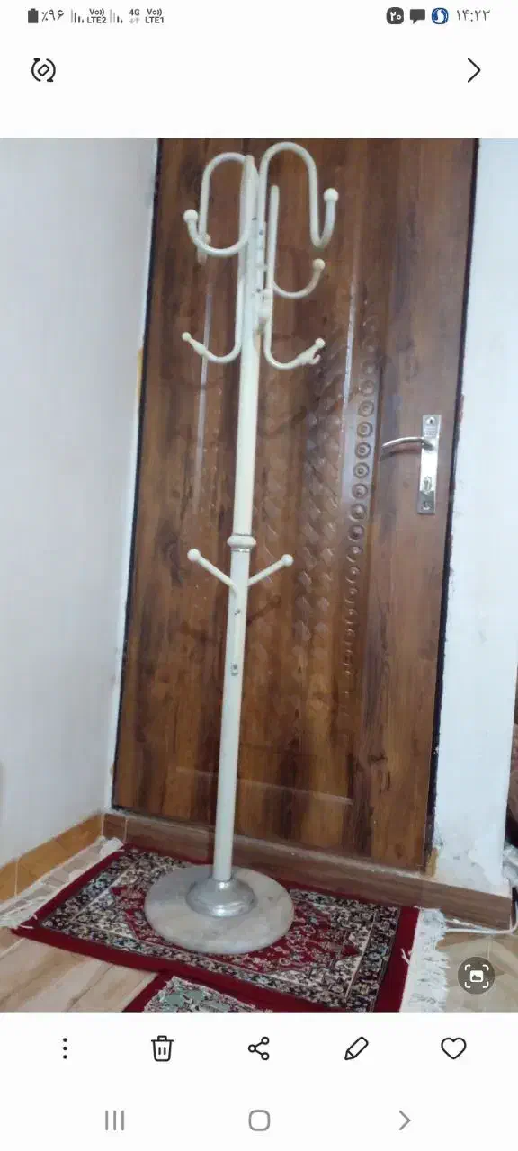 رخت آویزایستاده|بندرخت و رختآویز|رشت, انصاری|دیوار