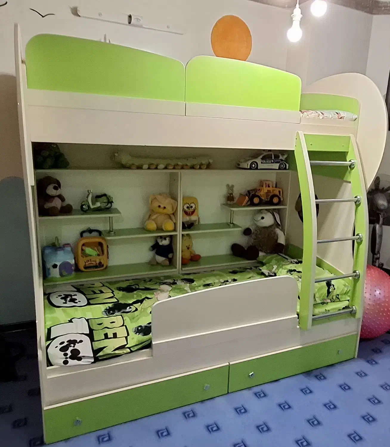 تخت خواب دو طبقه|تخت و سرویس خواب|اصفهان, کساره|دیوار