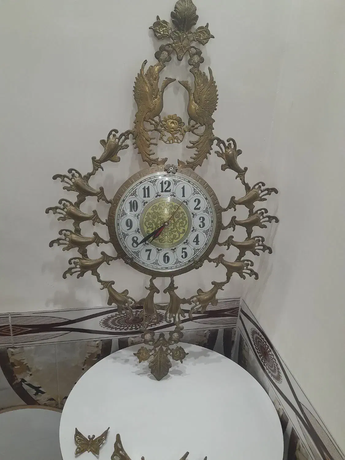 برنز|ساعت دیواری و تزئینی|پارس‌آباد, |دیوار