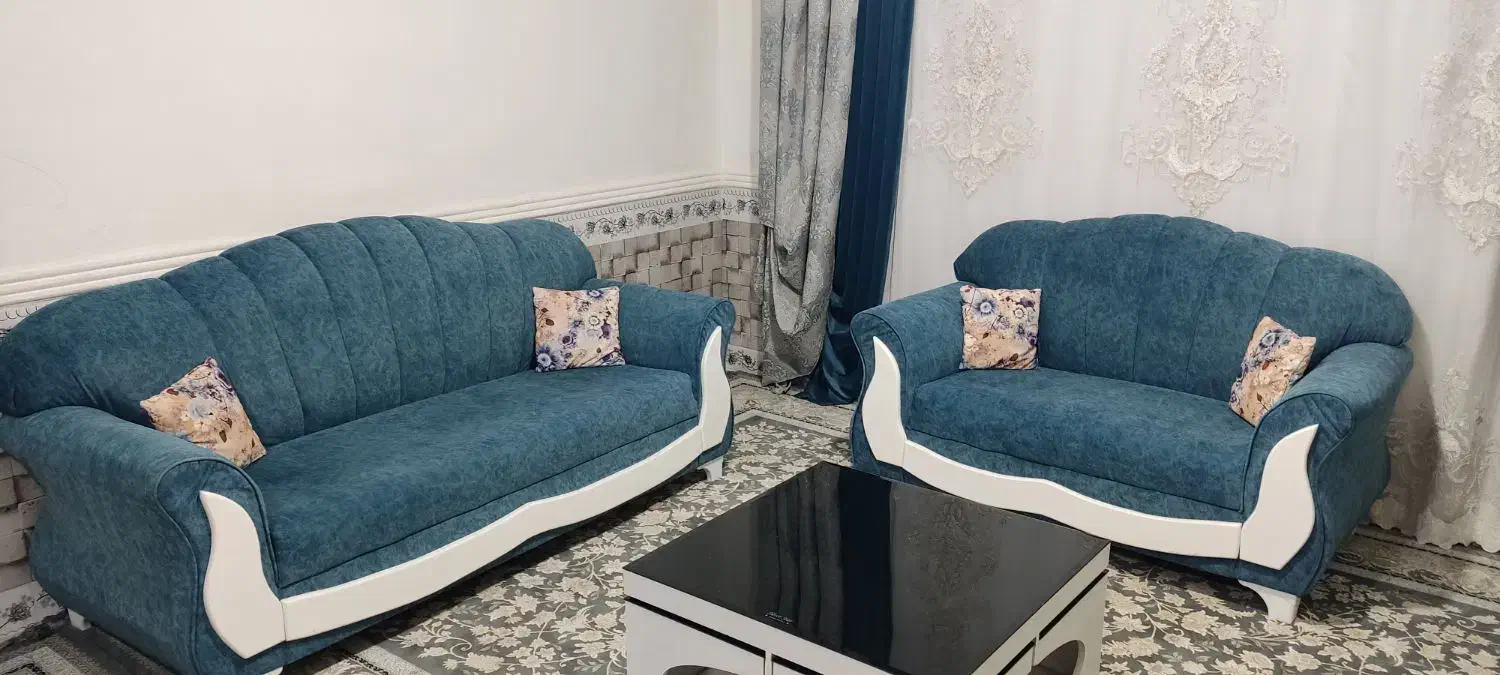 مبل هفت نفره با میز جلو مبلی|مبلمان خانگی و میز عسلی|یاسوج, |دیوار