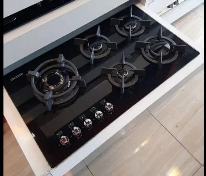 اجاق گاز شیشه سکوریت، هود، سینک مدلfdaet965ا|اجاق گاز و لوازم برقی پخت‌وپز|رشت, رشتیان|دیوار