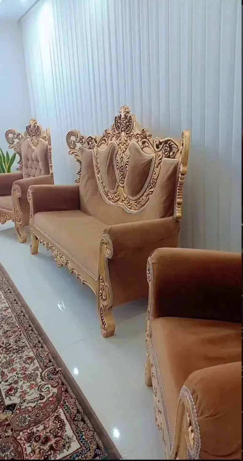 مبل‌سلطنتی|مبلمان خانگی و میز عسلی|مشهد, شهرک رازی (شهرک غرب)|دیوار