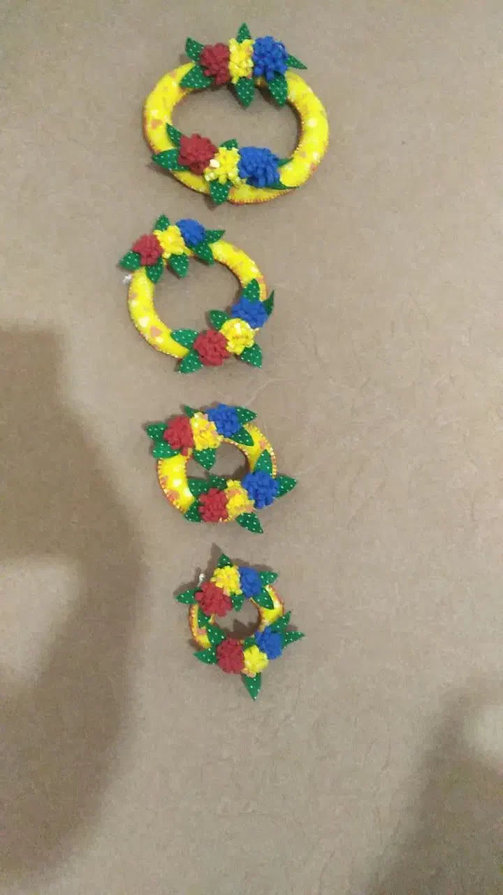 حلقههای نمدی زیبا|صنایع دستی و سایر لوازم تزئینی|کازرون, |دیوار