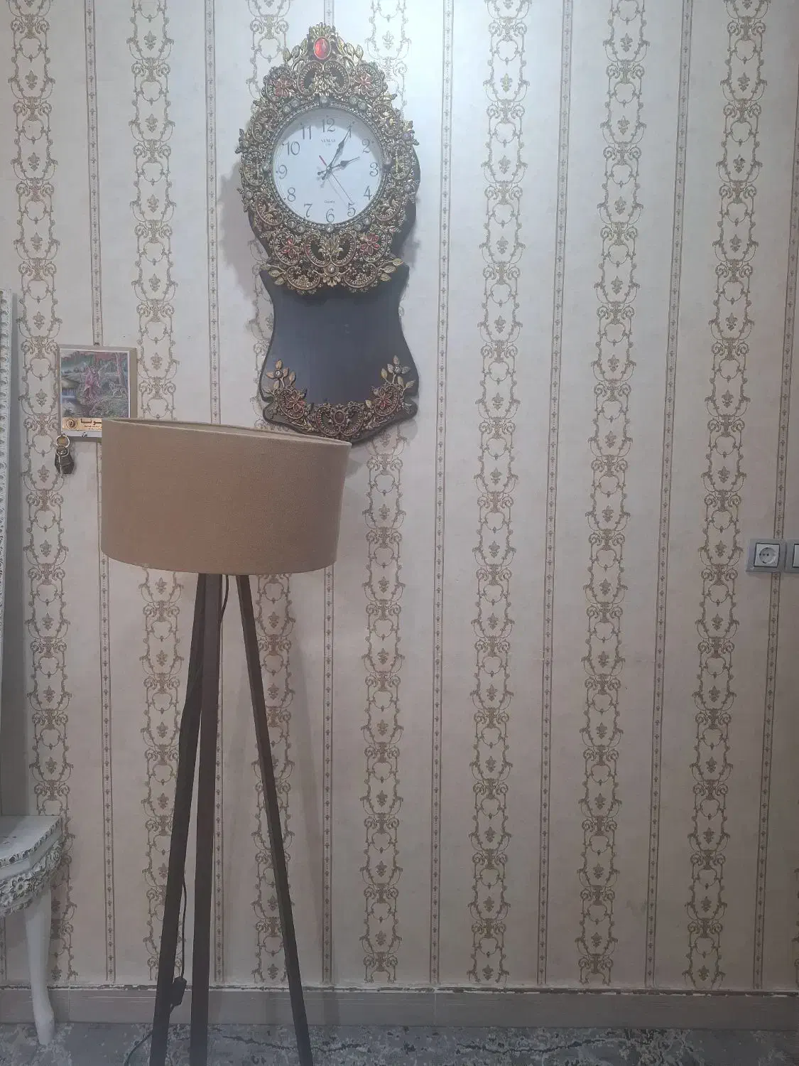 آباژور و ساعت نو|چراغ خواب و آباژور|بندر کنگان, |دیوار