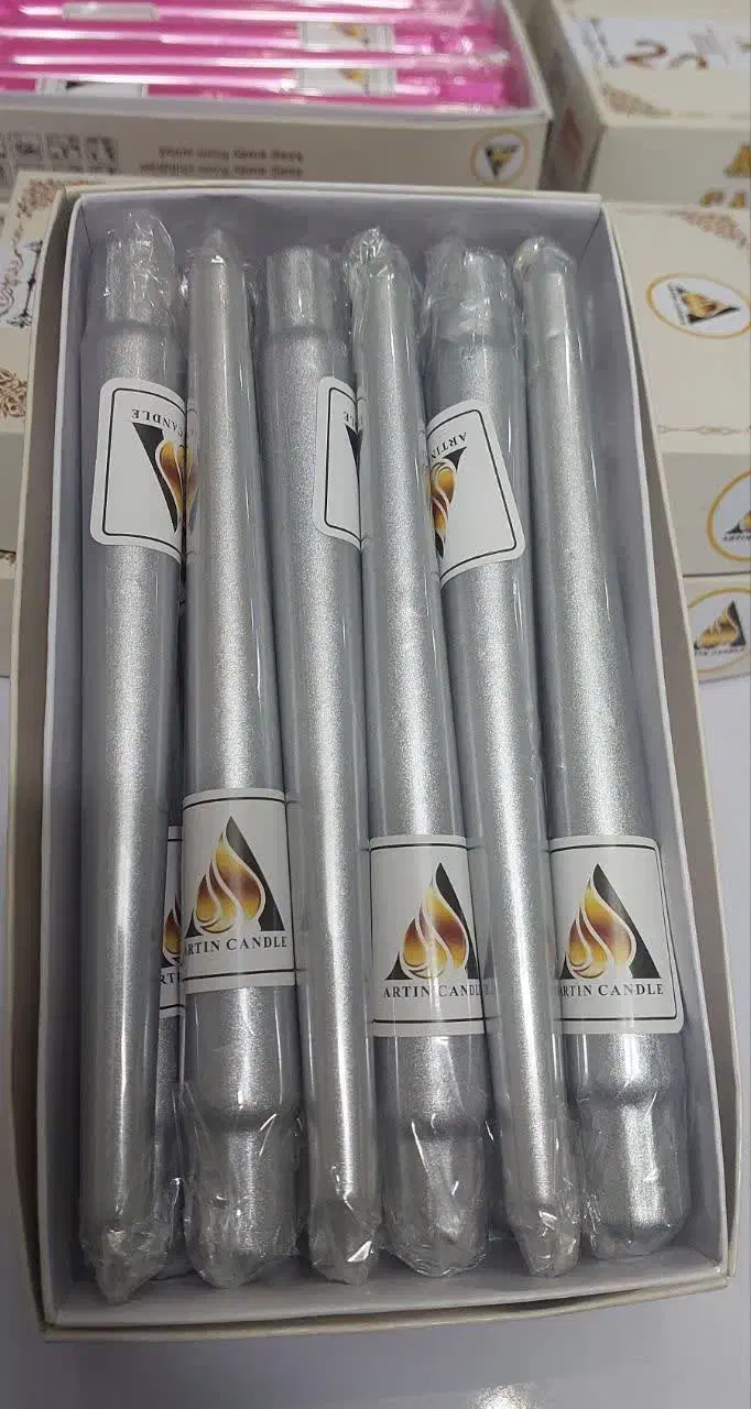 شمع قلمی متالیک ۲۰ سانت و ۳۰ سانت|عمده‌فروشی|ری, ظهیرآباد|دیوار