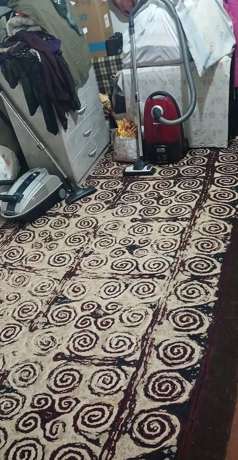 فرش،نمدخالص پشمی ۸متری|فرش|گمیشان, |دیوار