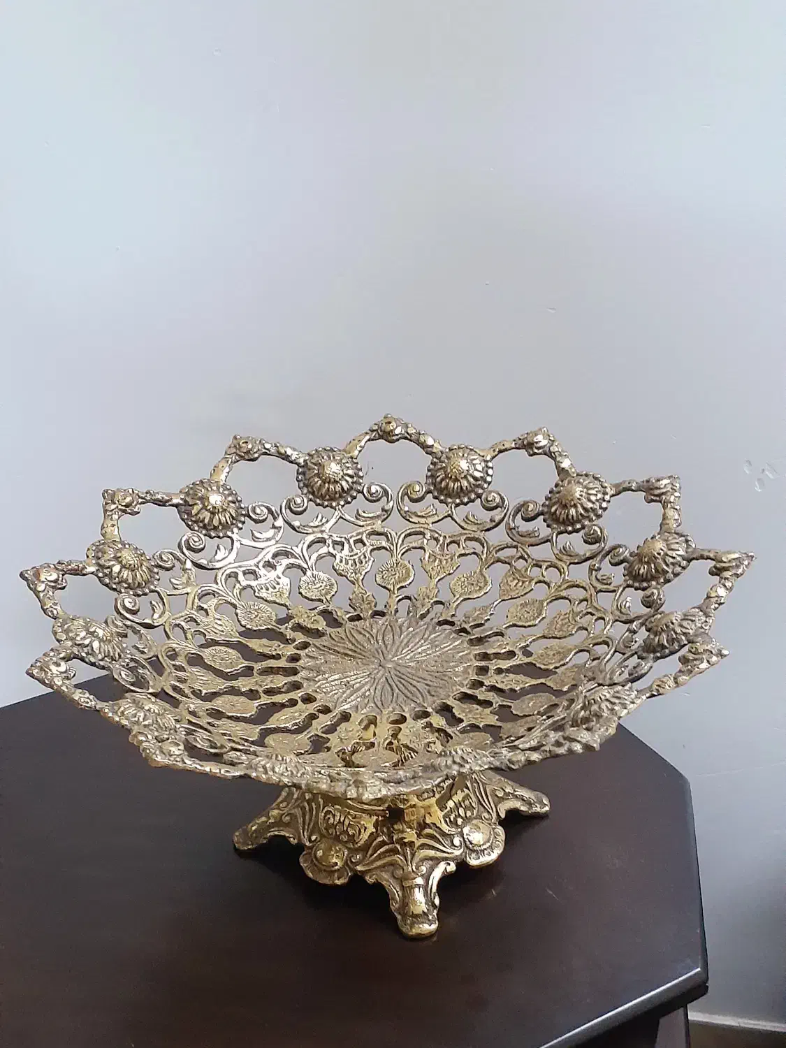 میوه خوری برنجی|ظروف سرو و پذیرایی|گنبد کاووس, |دیوار